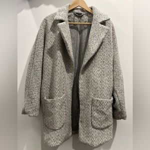 Topshop Slouch Oversized Herringbone Jacket